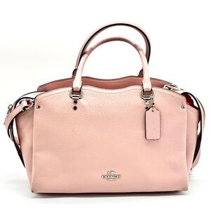 Coach Drew Satchel in Blossom Pink
